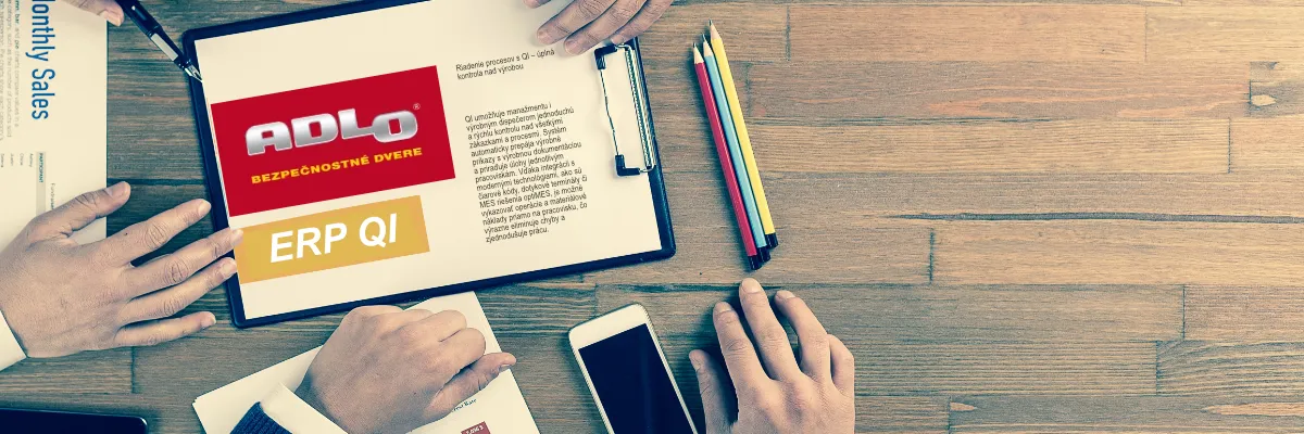 Informačný systém QI vo výrobe bezpečnostných dverí ADLO
